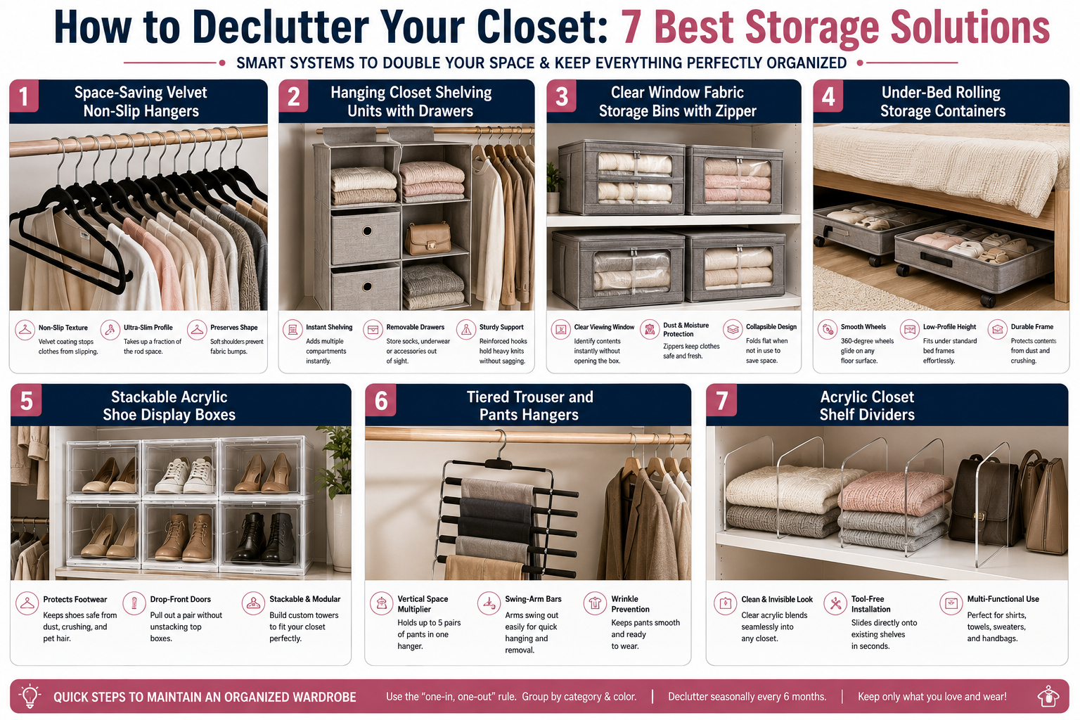 How to Declutter Your Closet: 7 Best Storage Solutions 49cbfc7a 02cc 46bf 8907 5965633bbee1
